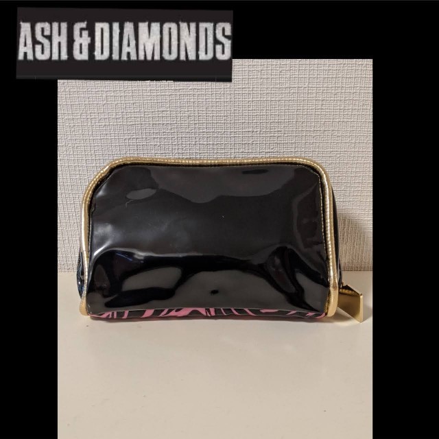 ASH&DIAMONDS(アッシュアンドダイアモンド)のアッシュ&ダイヤモンド　ポーチ レディースのファッション小物(ポーチ)の商品写真