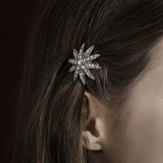 スワロフスキー スター ヘアクリップ