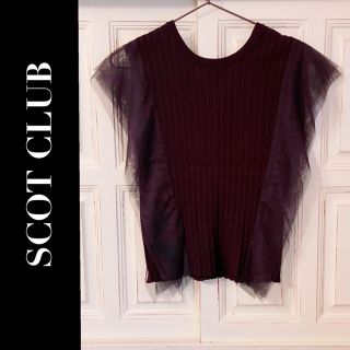 スコットクラブ(SCOT CLUB)の美品♡スコットクラブ系列♡トップス゜ﾟ*:｡.｡:*ﾟ(カットソー(半袖/袖なし))