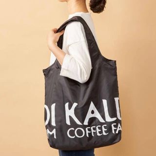 カルディ(KALDI)の新品　カルディ　オリジナルエコバッグ　ブラック　黒　1点(エコバッグ)