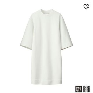 ユニクロ(UNIQLO)のスウェットワンピース　(7分丈)(チュニック)