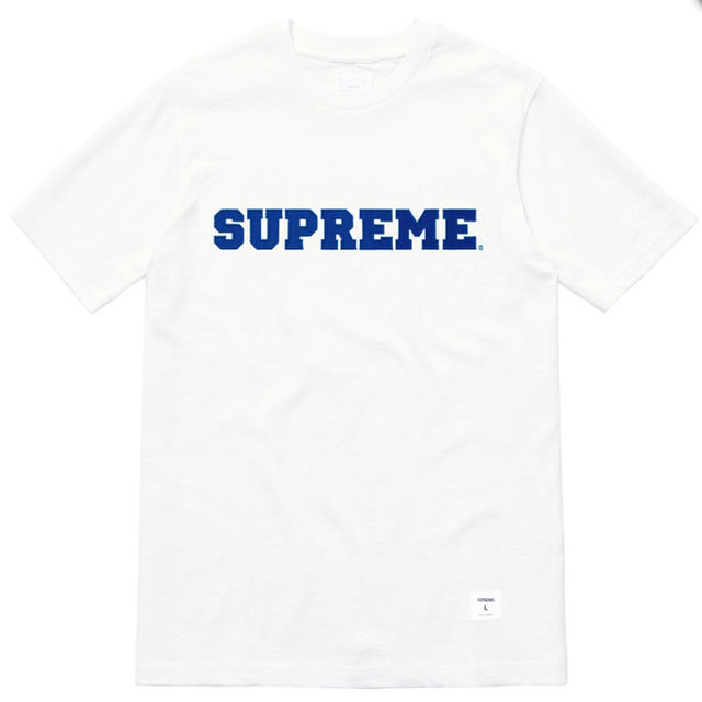 supreme collegiate logo tee 17ss