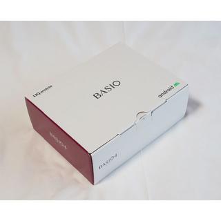 キョウセラ(京セラ)のBASIO4 未使用品 SIMフリー レッド(スマートフォン本体)