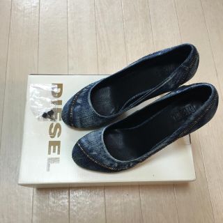 ディーゼル(DIESEL)のDIESEL デニム パンプス ヒール(ハイヒール/パンプス)