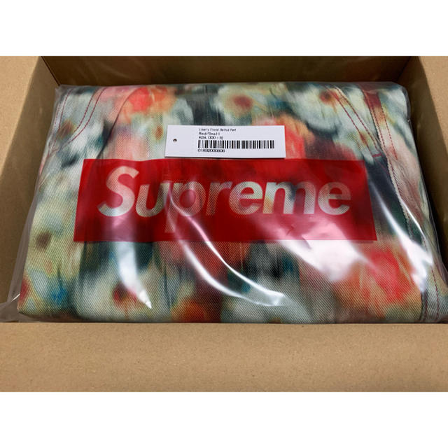 Supreme Liberty Floral Belted Pant Red