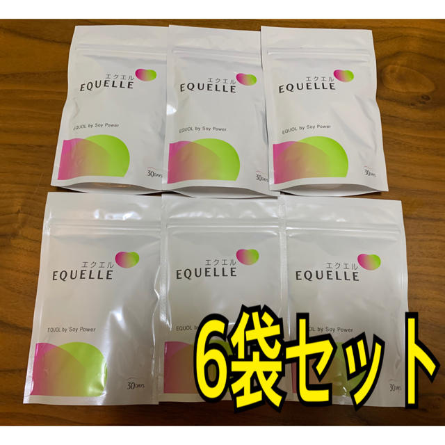 【新品未開封 新品】EQUELLE エクエル パウチ 6袋セット