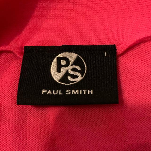 Paul Smith(ポールスミス)のPaul Smith ポールスミス　カーディガン　L メンズ　ピンク　レディース メンズのトップス(カーディガン)の商品写真