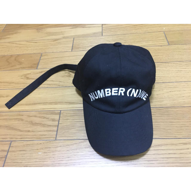 NUMBER (N)INE(ナンバーナイン)の中古ナンバーナインデニム黒キャップ帽子フリーサイズ メンズの帽子(キャップ)の商品写真