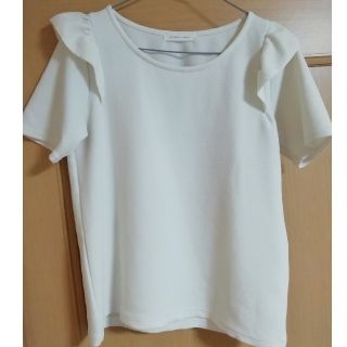 ローリーズファーム(LOWRYS FARM)のローリーズファーム　フリルTシャツ　半袖　レイカズン　レピシム　ロペピク　vis(カットソー(半袖/袖なし))