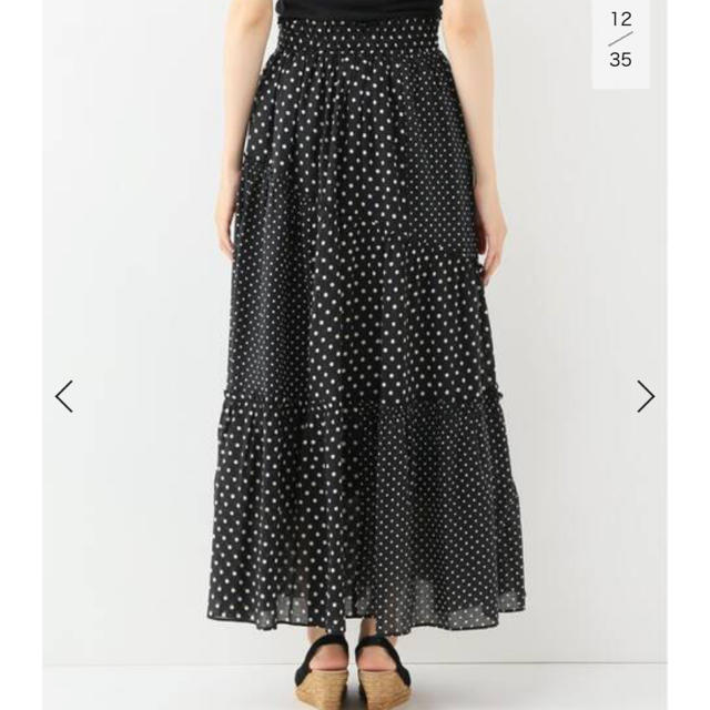 豊富なHOT IENA - IENA 即完売ヌキテパCOTTON DOT ロングスカート新品