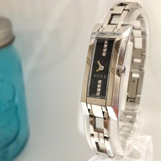 グッチ(GUCCI)のグッチ腕時計　8Pダイヤ　レディース腕時計　新品電池　72(腕時計)