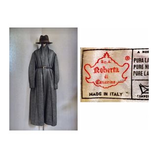 70s Roberta di Camerino Herringbone Coat