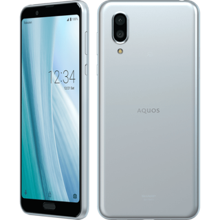 シャープ(SHARP)の【新品未開封】AQUOS sense3 plus 64GB ホワイト(スマートフォン本体)