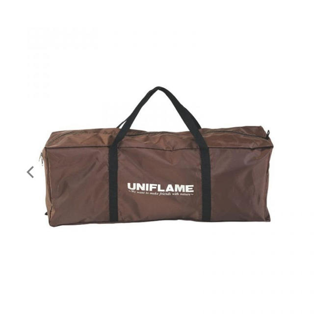 UNIFLAME(ユニフレーム)の【新品】UNIFLAME リラックスベンチ ブラウン×ブラック スポーツ/アウトドアのアウトドア(テーブル/チェア)の商品写真
