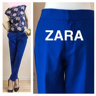 ZARA - ZARA ザラ ウォッシャブル テーパードパンツ Mサイズ向け