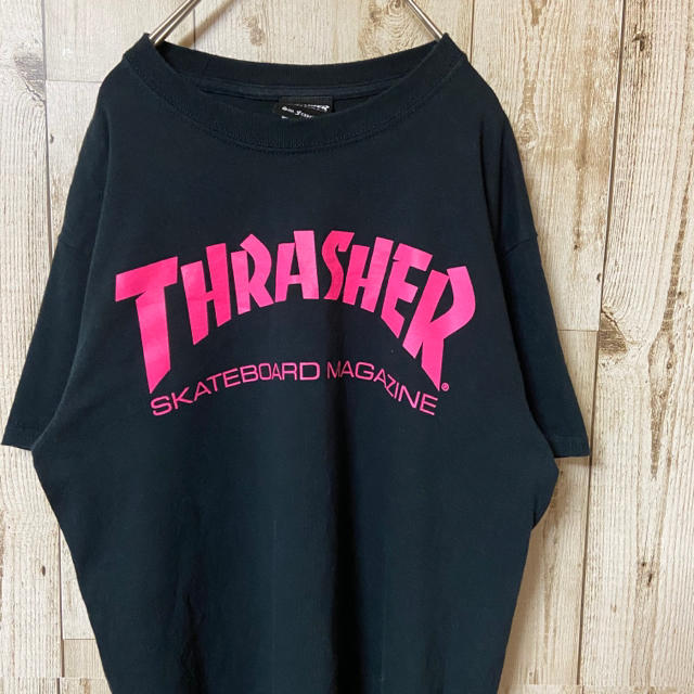 Thrasher 美品 スラッシャー ショッキングピンク ロゴ Tシャツ Sk8の通販 By 値下げ交渉welcome スラッシャーならラクマ