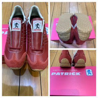 ☆新品☆PATRICK パトリック アイリス ブリック 本革 レザー 日本製