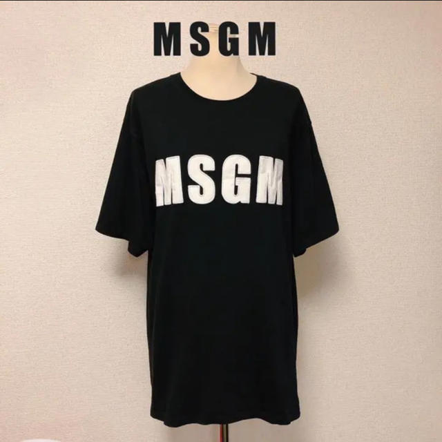 MSGM(エムエスジイエム)の正規品 MSGM エムエス ロゴ Tシャツ ワッペン 刺繍 レア メンズのトップス(Tシャツ/カットソー(半袖/袖なし))の商品写真