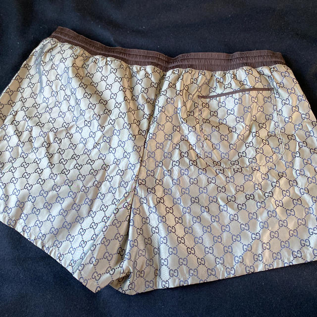 Gucci - 【新品未使用】GUCCI 水着 メンズ ショートパンツ GG総柄
