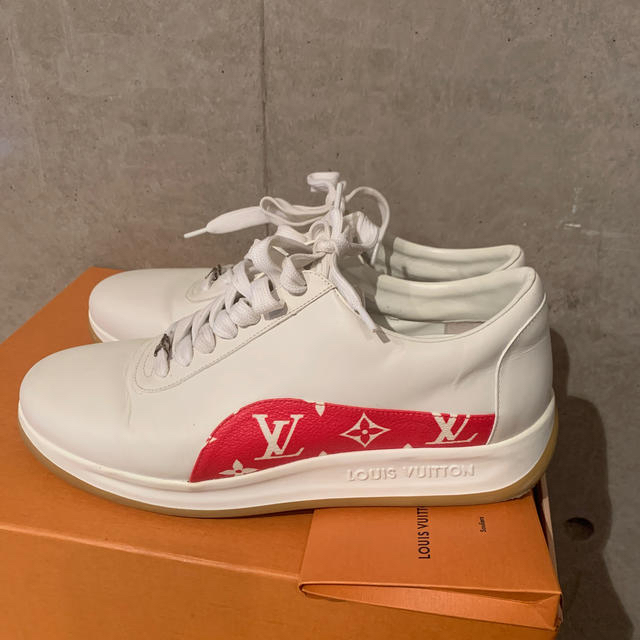 正規販売店】 LOUIS VUITTON supremeモノグラムスニーカー VUITTON