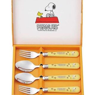 スヌーピー(SNOOPY)の【新品未使用】スヌーピー  スプーン　フォーク　カトラリーセット(カトラリー/箸)