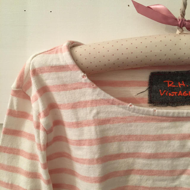 Ron Herman(ロンハーマン)の最終価格💓R.H. vintage border tops. レディースのトップス(カットソー(長袖/七分))の商品写真