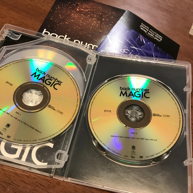 BACK NUMBER(バックナンバー)のMAGIC（初回限定盤A DVD） エンタメ/ホビーのCD(ポップス/ロック(邦楽))の商品写真