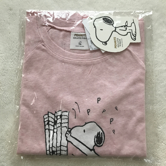 gelato pique(ジェラートピケ)のgelato pique ジェラート ピケ PEANUTS ワンポイントTシャツ レディースのトップス(Tシャツ(半袖/袖なし))の商品写真