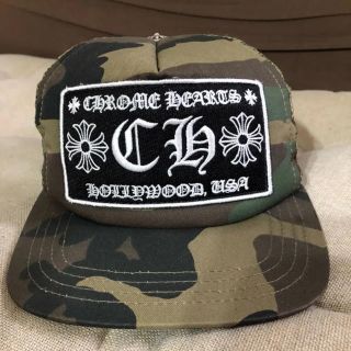 クロムハーツ(Chrome Hearts)のクロムハーツ トラッカーキャップ 迷彩 確実正規品 美品 レア 芸能人着用(キャップ)