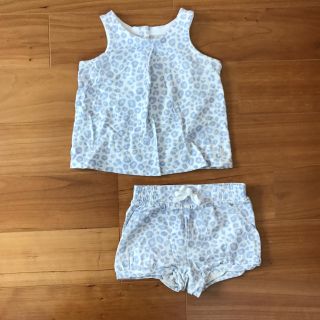 ベビーギャップ(babyGAP)の★baby gapベビーギャップ★レオパード柄セットアップ★(タンクトップ/キャミソール)