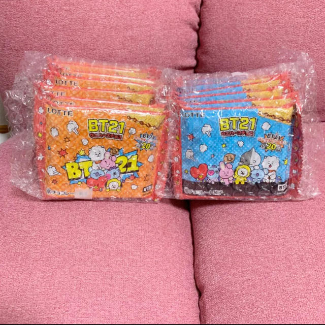 防弾少年団(BTS)(ボウダンショウネンダン)のBT21 ウエハースチョコ 食品/飲料/酒の食品(菓子/デザート)の商品写真