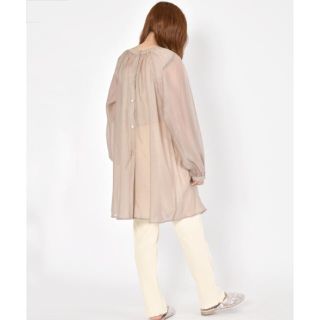 ダブルクローゼット(w closet)の★ 今期 シアー２WAYギャザーチュニックブラウス ★(シャツ/ブラウス(長袖/七分))