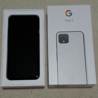 ソフトバンク(Softbank)のGoogle pixel 4 64G ホワイト SIMロック解除済み(スマートフォン本体)