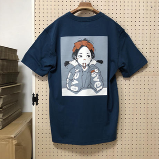 カーハート(carhartt)の over POP ART Carhartt pocket Tee blue M(Tシャツ(半袖/袖なし))