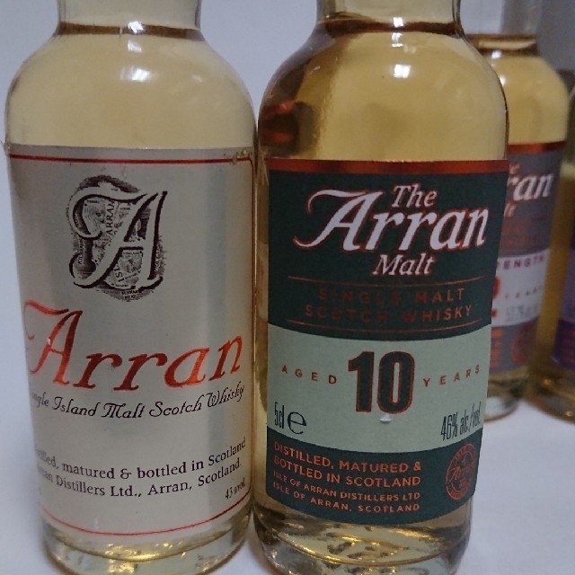 ミニチュアボトル】 アラン4本セットの通販 by Whisky guild|ラクマ
