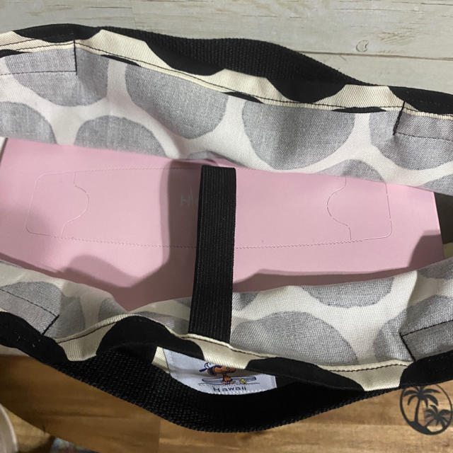 エコバッグ　コンビニ　ストライプ　ハンドメイド　スヌーピー レディースのバッグ(エコバッグ)の商品写真