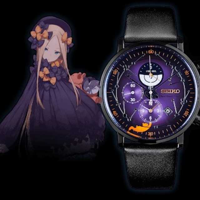 「SEIKO × Fate/Grand Order アビゲイル　モデルステンレススチール裏ぶた