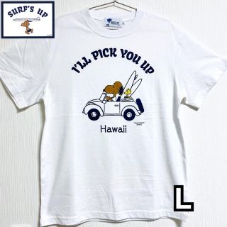 スヌーピー(SNOOPY)のL 新品 並行輸入ハワイ限定　モニホノルル 日焼けスヌーピー Tシャツ(Tシャツ/カットソー(半袖/袖なし))