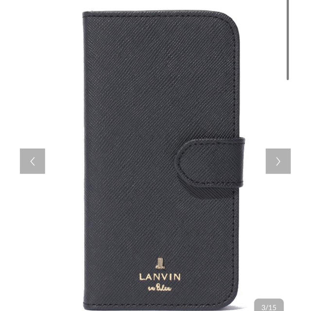 LANVIN en Bleu - ランバン iPhoneケース iPhone x 手帳型の通販 by ボニー｜ランバンオンブルーならラクマ