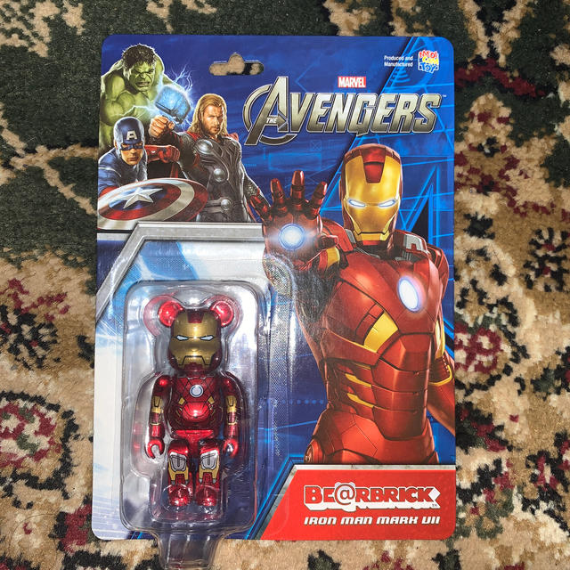 MEDICOM TOY(メディコムトイ)のBE@RBRICK IRON MAN MARK VII 100% エンタメ/ホビーのフィギュア(アメコミ)の商品写真