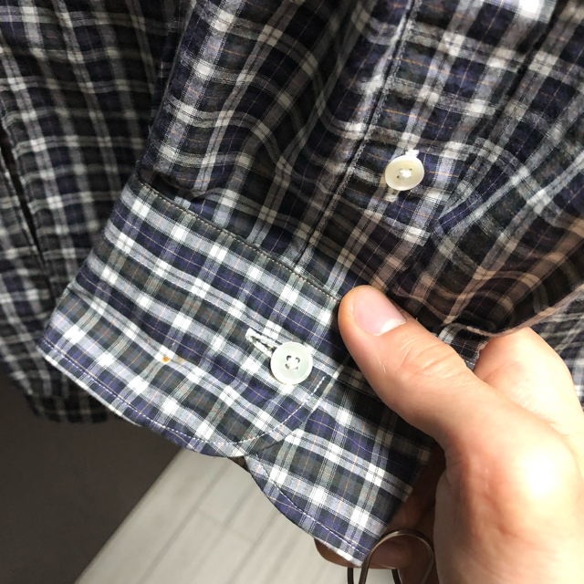 COMOLI ss comoli タータンチェック コモリシャツ コモリの通販 by