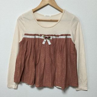 アクシーズファム(axes femme)のaxes femme レースカットソー(カットソー(長袖/七分))