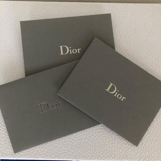 ディオール(Dior)のDior  ディオール　メッセージカード　3枚(ショップ袋)