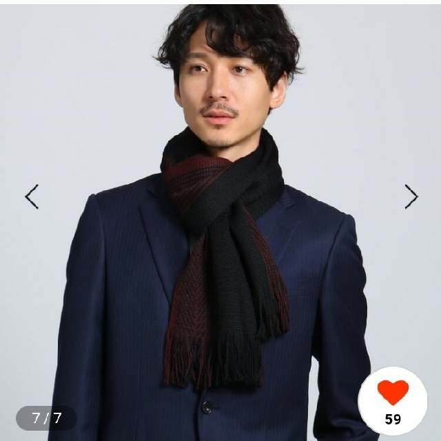 TAKEO KIKUCHI(タケオキクチ)のTAKEO KIKUCHI　ストヘリラッセルマフラー メンズのファッション小物(マフラー)の商品写真