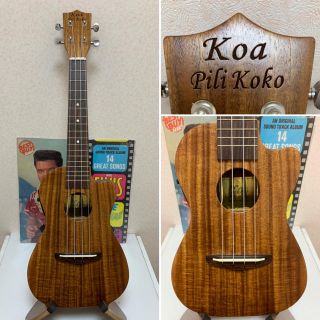 週末特売【厳選新品在庫】Koa Pili Koko コア単板 コンサートウクレレ(コンサートウクレレ)