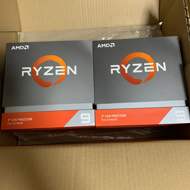 PC/タブレットCPU AMD ryzen 9 3950x  ２個セット