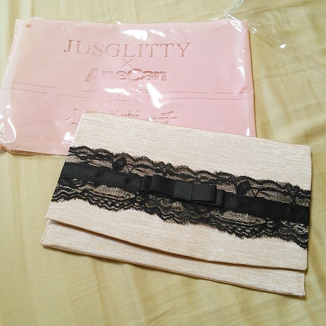 JUSGLITTY(ジャスグリッティー)の新品♡AneCanコラボふくさポーチ レディースのファッション小物(ポーチ)の商品写真