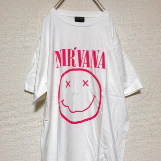 シュプリーム(Supreme)のnirvāṇa ニルヴァーナ　90s バンド　ロック　Tシャツ　カートコバーン(Tシャツ/カットソー(半袖/袖なし))