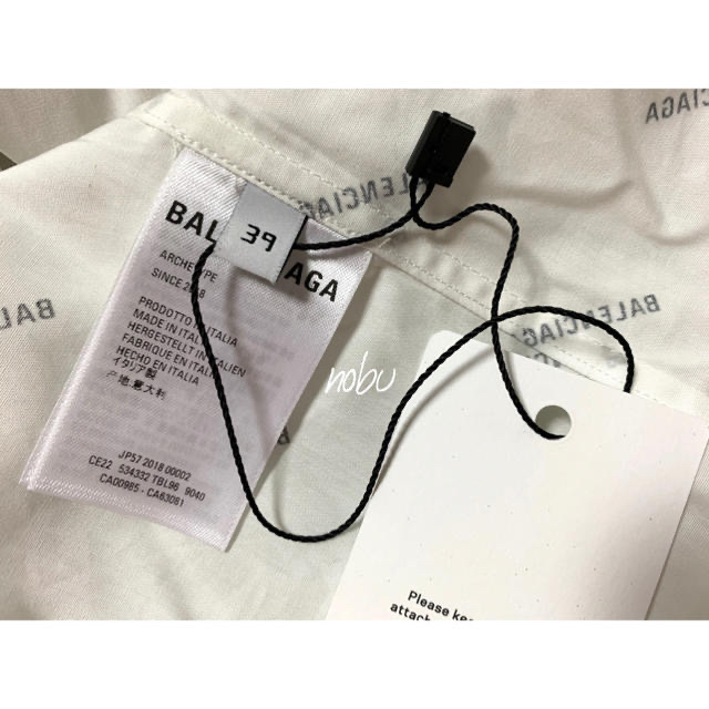 Balenciaga(バレンシアガ)の新品 SS20【 BALENCIAGA 】Allover Logo Shirt メンズのトップス(シャツ)の商品写真