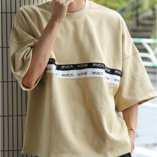 ルーカ(RVCA)の新品 RVCA ルーカ L 2トーン ジャカードテープ 半袖 スウェット(Tシャツ/カットソー(半袖/袖なし))